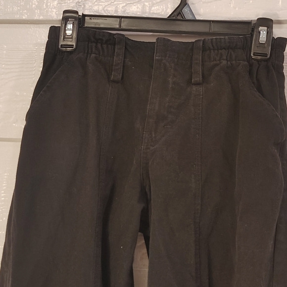 Motel Womens Small Hansa Cargo Trouser Black Utility Handmade 100% Cotton - Picture 3 of 11